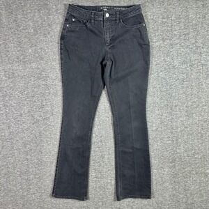 Riders By Lee Jeans Women's 6m (28x30) Black Midrise Bootcut Denim Dark Wash